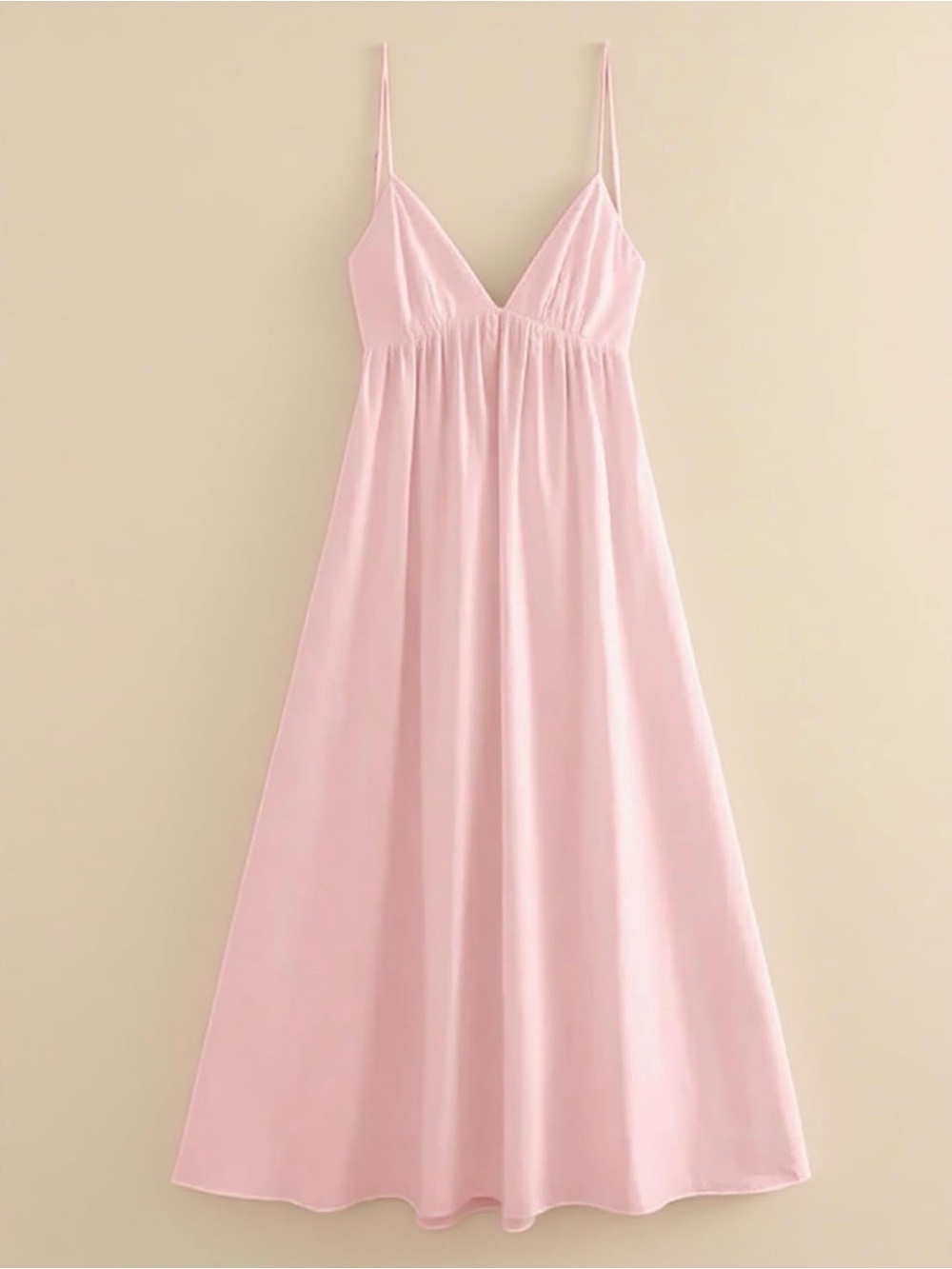 V Neck Backless Spaghetti Strap Maxi Dress for Women Flowy Boho Casual Sundress